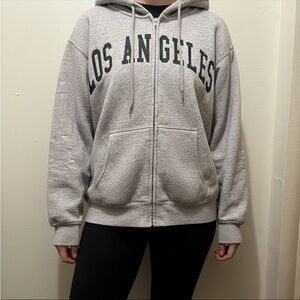 Gray Los Angeles Hoodie
